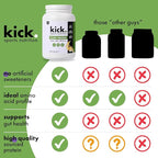 Kick Plant Protein Powder, Vanilla Flavor, 20 G Protein, Gluten Free Workout Supplement with Aminos Acids to Support Fitness Goals & Gut Health, No Sugar, No Artificial Flavors, 28 Servings