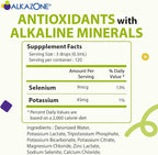 Alkazone Balance Your pH, Antioxidants Alkaline Mineral Drops, Single 1.25 Oz Pack, Portable, Yields 10 Gallons of alkaline, antioxidant Water, Unflavored, pH Balance, Hydration
