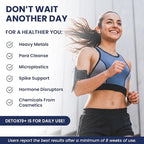 Ultra Human Daily Wellness Support – Heavy Metal Detox Cleanse, with Zeolite, Shilajit, Organic Chlorella & Spirulina, NAC & Alpha Lipoic. Supports Daily Detox, Cognition, Immune System -(Made in USA)