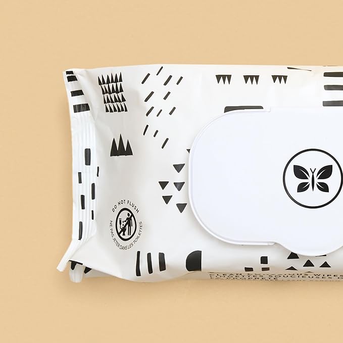 The Honest Company Hypoallergenic Multi-Use Baby Wipes for Sensitive Baby Skin, Pattern Play, 60 Count