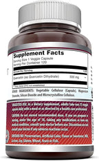Amazing Formulas Quercetin 500mg Veggie Capsules Supplement | Non-GMO | Gluten Free | Supports Overall Health & Well Being (120 Count | 3 Pack)