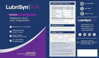 Lubrisyn Hyaluronic Acid Oral Joint Supplement – Liquid HA Formula for Humans – Promotes Joint Support, Mobility, Flexibility, Hydration & Healthy Function for Men & Women – Grape Flavor 3 x 11.5oz