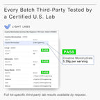 Brava Creatine Gummies | 5g Lab-Verified Creatine Monohydrate Gummies for Men & Women | Every Batch Third-Party Tested | Vegan, Gluten-Free | Blue Raspberry (150 Gummies)