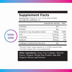 Livingood Daily Vanilla Collagen Powder for Women & Men, Hydrolyzed Collagen Peptides Powder with Vitamin C, Protein with 20 Amino Acids, Type I & III, Grass Fed, Keto, Paleo, Gluten Free, 30 Srvgs