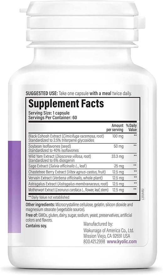 Kyolic Specialty Series Estro-Logic, for Optimal Estrogen Balance*, 60 Capsules