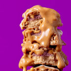 FITCRUNCH Snack Size Protein Bars, 6-Layer Baked Bar, 1g of Sugar, Gluten Free & Soft Cake Core (18 Bars, Peanut Butter and Jelly)