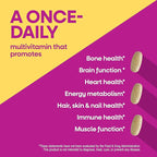 Nature’s Way Alive! Ultra Potency Multivitamin for Women 50 Plus, Complete High Potency Formula with Vitamin D3, C, E, Methylated B12, Supports, Heart, Brain, and Bone Health*, 60 Tablets