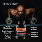 Nugenix Thermo-X: Thermogenic Fat Burner Supplement for Men, Extreme Metabolic Accelerator, 120 Count
