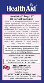 HealthAid Royal 3, with Evening Primrose Oil, Royal Jelly, Ginseng, Once Daily, 30 Capsules