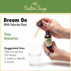 Dream On 100% All Natural Valerian Root Tincture (1 Ounce)