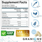 Marine Collagen Pills Complex – 200mg Hyaluronic Acid Supplement, Coenzyme Q10 CoQ10, Hydrolyzed Marine Collagen Peptides, Eternal Flower Hydration, Age Defense Supplements - 60 Sealed Tablets