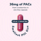 Utiva Cranberry PACs – Clinically Studied Ingredients 36mg PACs for UTI Avoidance - Supplement for Urinary Tract Health for Women and Men – Cranberry Extract Pills for Bladder Health, 90 Vegi Capsules