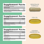 GNC Women’s Menopause Support Vitapak Program, Complete Nutrition 4 Products in 1, Hot Flash Support, Hormonal Balance, Black Cohosh, Evening Primrose Oil, 30 Daily Packs
