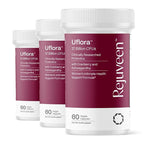 Uflora Vaginal Probiotics | Supports Vaginal Health, Moisture & Yeast | Enhances Intimate Wellness | Clinically Proven Dosages | Probiotics, Cranberry, Ashwagandha | 60 Ct (3 Pack)