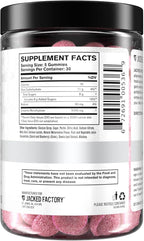 Jacked Factory Creatine Monohydrate Gummies 5g Daily Dose (1g per Gummy) - Creatine Gummy for Men and Women, Vegan-Friendly, Travel-Friendly, Third-Party Tested - 150 Gummies, Watermelon