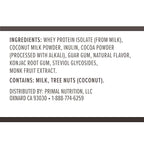 Primal Kitchen Primal Fuel Chocolate Coconut Whey Protein Powder, Gluten and Soy Free, 1.94 Pounds