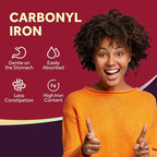Doctor's Recipes Iron Supplement 65 mg with Vitamin C - Maximized Absorption & Stomach Friendly Iron Pills for Red Blood Cells Formation, Heart, Brain & Immunity Health - Vegan Non-GMO 60 Iron Tablets