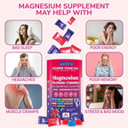 Magnesium Glycinate Gummies 1000mg – x2 High Absorption Magnesium Gummies for Women, Men & Kids – Sugar Free Vegan Supplement with CoQ10