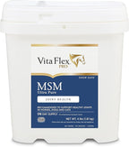 Vita Flex MSM Ultra Pure Joint Supplement for Dogs, Horses & Cats, 4 Pounds – MSM Supplement, Powder for Healthy Joints, Collagen & Mobility Support