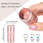 Small Pill Box Metal Pill Case - Portable Waterproof Pill Container for Pocket Purse, Travel Daily Pill Holder, Medicine Organizer for Vitamin/Fish Oil/Supplements Pink 1 Pack