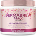DermaBrew Max Powder, Derma Brew Max Korean-Inspired Blend for Skin Hydration, Radiance & Natural Healthy Skin | Premium Retinol Glow-Inspired Easy-to-Mix Formula Drink (30 Servings)