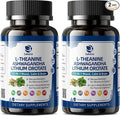 Lithium Orotate 5/10mg, L-Theanine 200mg, Ashwagandha 300mg - Mood Focus Memory Brain Supplements with Bacopa Monnieri, Lion’s Mane, Magnesium, Zinc D3 B6 Folate B12 - 120 Vegan Capsules, 2 Months