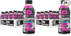 Protein2o Hydration Drink - 2-in-1 Liquid Clear Whey Protein Isolate and Electrolyte Drink - 15g Protein,Vitamins B5,B6 - Post-Workout Recovery - 16.9 Fl Oz - Dragon fruit Blackberry,(Pack of 24)