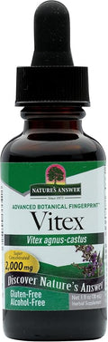 Nature's Answer Vitex Berry | Supports Healthy Female Hormonal Balance | Alcohol-Free, Gluten-Free, Kosher Certified & No Preservatives 1oz