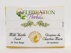 Celebration Herbals Organic Milk Thistle Seed Herbal Tea -- 24 Tea Bags, NET WT.60, 2.11 OZ