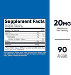 Nutricost Melatonin Gummies 20mg per Serving (180 Strawberry Flavored Gummies) - Gluten-Free