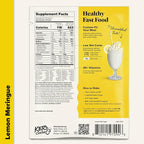 Keto Chow Lemon Meringue - Keto Meal Replacement Shake Powder - Nutritionally Complete - Low Carb - Delicious Easy Meal Substitute - Protein Rich You Choose The Fat - Single Meal Sample