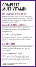New Chapter Women’s Multivitamin 40+, Extra B6 & B12, Biotin for Hair Growth, D3, VIT C, Zinc for Immune & Stress Support, Gentle on an Empty Stomach, Non-GMO, Gluten-Free, 96 Tablets, (Pack of 2)