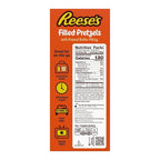 Reese's Filled Pretzels, Peanut Butter Pretzel Nuggets, Crunchy, Ready to Eat, Sweet and Salty Snack, 1 oz Bags (10 Count)