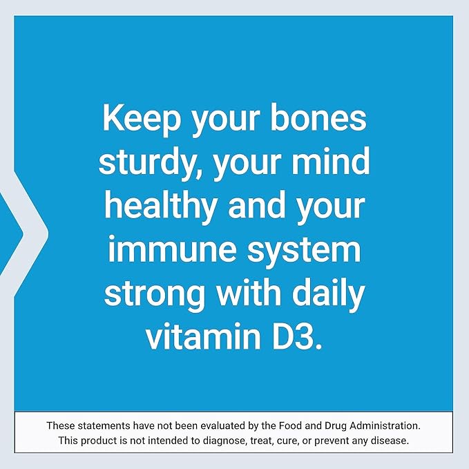 Life Extension Vitamin D3 125 mcg (5000 IU), Bone Health, Brain Performance, Immune System Support, Gluten-Free, Non-GMO, Once Daily, Two-Month Supply, 60 Softgels (Pack of 2)