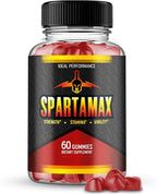 Spartamax Gummies, Official Spartamax Supplement Gummy for Men - Maximum Strength, All Natural Formula for Energy, Stamina & Performance, Advanced Formula Spar Tamax Support Reviews (60 Gummies)