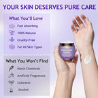 Magnesium Moisturizing Cream for Muscle Relief, Sleep Support and Stress Relief, Fast-Absorbing Formula,Skin Friendly,Lightly Scented