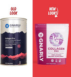 Gnarly Nutrition Collagen Peptides – Gnarly Collagen Pro with Vitamin C, Zinc & Copper – NSF Sport Certified, Protein Synthesis Vitamin Powder – Unflavored, 16.05 oz (30 Servings)
