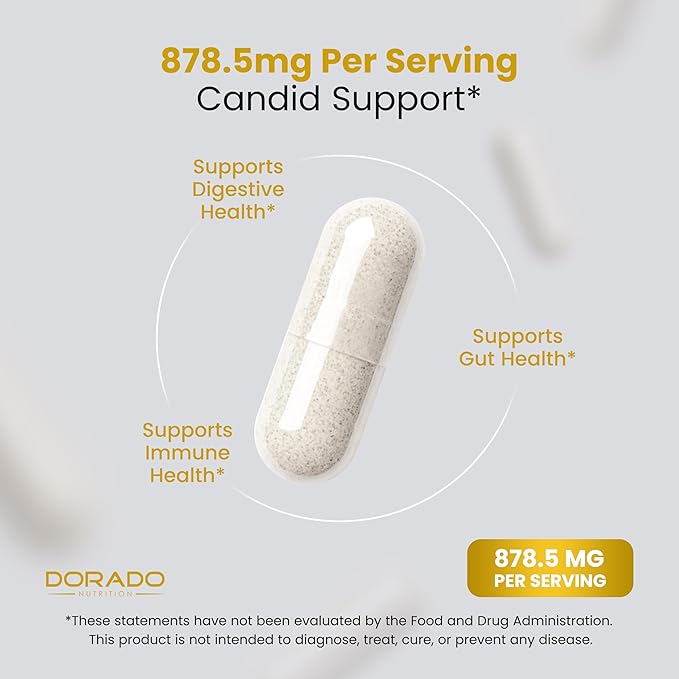 Candida Cleanse Detox (60 Count) Advanced 11-in-1 Formula for Overgrowth Treatment with Candida Killer Complex for Men and Women - Third Party Tested - Made in USA