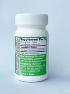KINJIRUSHI BRAND Wasabi Sulfinyl Supplement with Hexalaphane Japanese Wasabi (6-MSITC) 60 Tablets for 2 Month Supply - Improves Memory, Memory Pill, Brain Fog, Brain Health, Cognitive Supplement