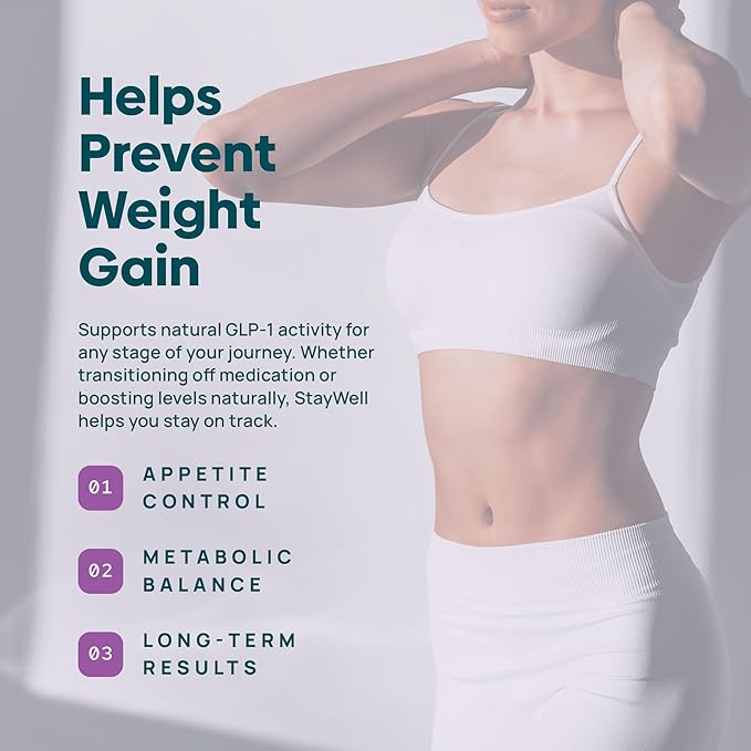 GLP-1 Supplement | Natural GLP-1 Production | GLP 1 Booster Drink Mix to Control Appetite and Cravings | Great Tasting Metabolic Support - Yerba Mate, Garcinia Cambogia, Berberine [Mixed Berry]