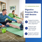 Pure Encapsulations Digestive Enzymes Ultra with Betaine HCl - Vegetarian Digestive Enzyme Supplement to Support Protein, Carb, Fiber, and Dairy Digestion* - 90 Capsules