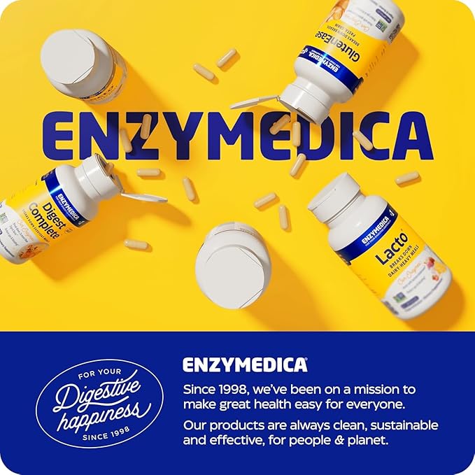 Enzymedica, Candidase, Enzymes for Gentle Cleansing Support, Gut Health, 120 Count
