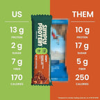 Simply Protein - Peanut Butter Chocolate Crispy Bars - Plant Based Protein Bars - Low Carb, Low Sugar, High Fiber - 13g Protein, 2g Sugar, 7g Fiber - Vegan, Gluten Free, Non GMO, Kosher - 24 Bars