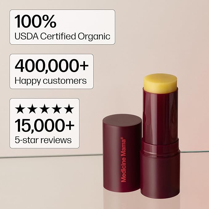VMAGIC by Medicine Mama Lips Stick – Travel Size Organic Vulva Balm – Relieves Feminine Dryness, Itching, Burning, Redness, Irritation – Hormone Free – 15 ml - 3 Pack