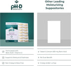 pH-D Feminine Health Support - Boric Acid Moisturizing Suppository - Woman Owned - for Vaginal Odor - Paraben-Free and Cruelty-Free - 14 Count
