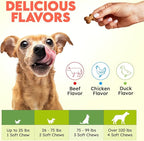 Collagen for Dogs - 150 Chews - Joint, Skin & Coat Supplement with Hyaluronic Acid, Eggshell Membrane & Vitamin C - Daily Hip & Joint Support for Senior Dogs & Puppies - Chicken