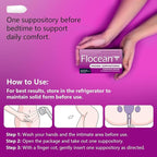 Calendula Vaginal Suppositories for Women - Herbal Alternative to Boric Acid Suppositories, Supports pH Balance, Odor Control & Itching Relief, Paraben-Free & Preservative-Free, 12 Count