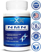 Genex Formulas NMN Supplement 250mg (3 Pack) - 99% Pure Shelf Stabilized Capsules for Increasing NAD Levels, DNA Repair, & Healthy Aging, GMP Certified, 90 Day Supply