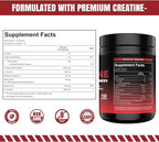 Loveable Bites Creatine Monohydrate Gummies – 5000mg Creatine Gummies for Men & Women | Supports Muscle Strength, Endurance, Energy & Recovery | Sugar-Free, Vegan, Mixed Berry Flavor, 180 Count