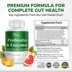 GLP-1 Support Enzymes, Pre & Probiotics for Digestive Health, Berberine Weight Loss Support, Akkermansia Muciniphila for Women & Men | Gut Health, Bloating Relief, 30 Ct